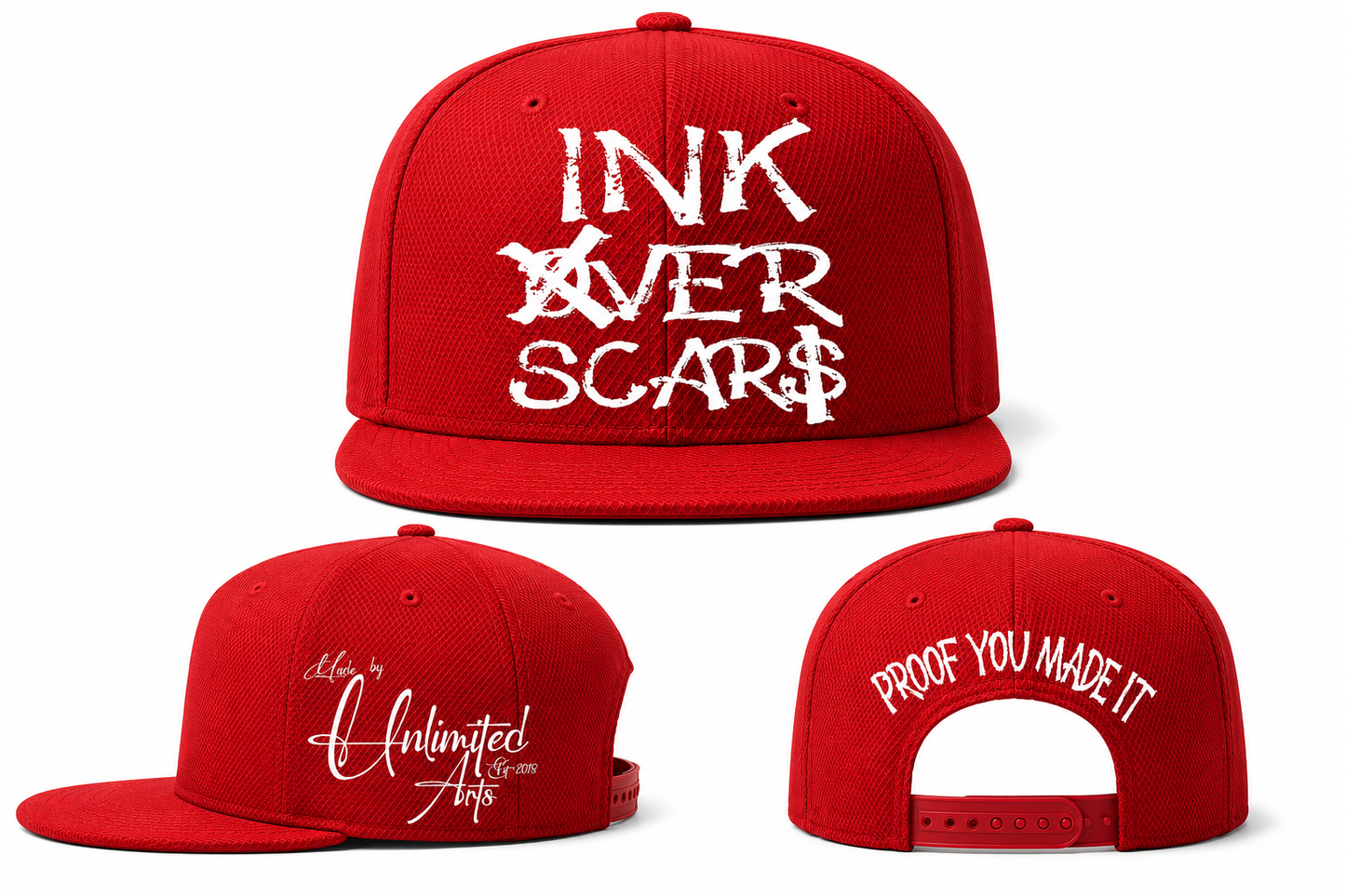 Ink Over Scars hat