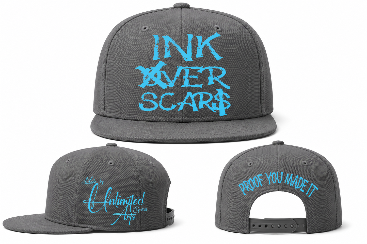 Ink Over Scars hat