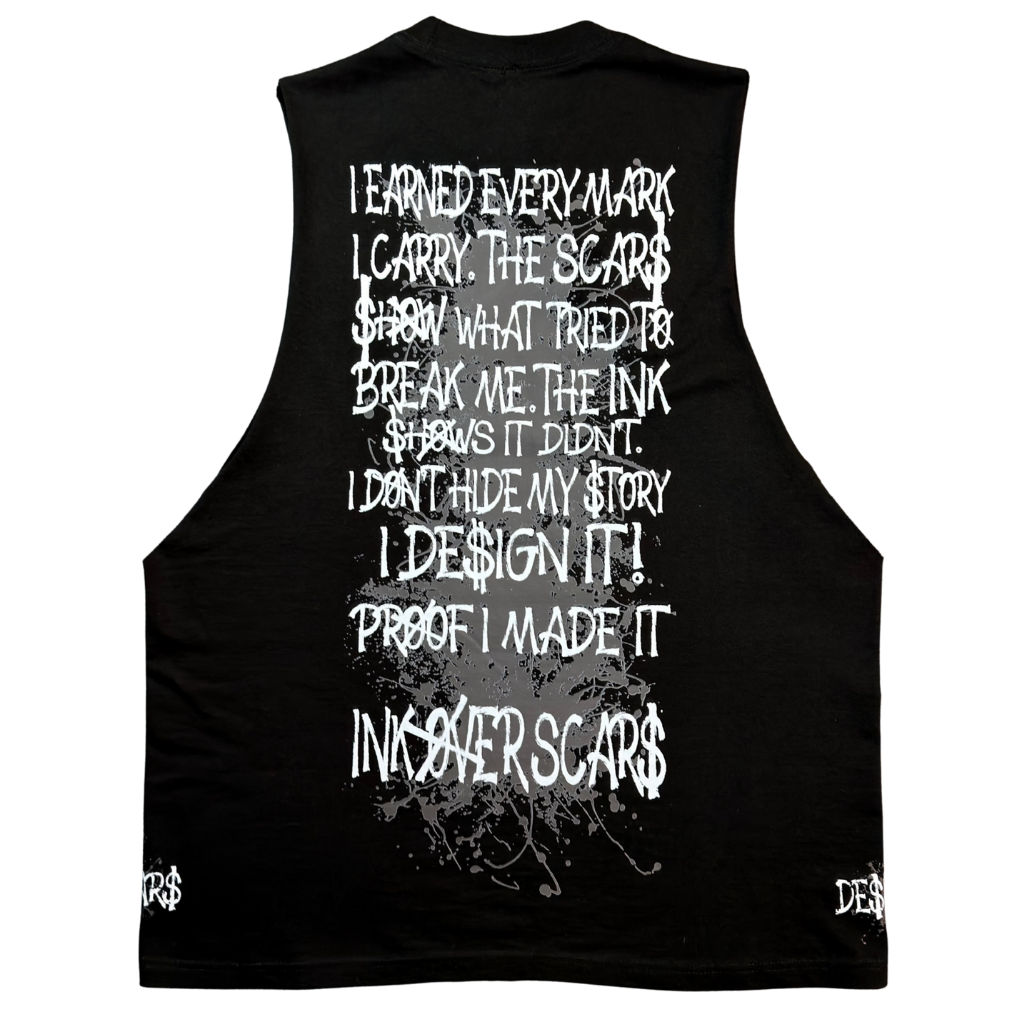 Ink Over Scars Sleeveless T-Shirt