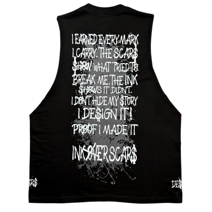 Ink Over Scars Sleeveless T-Shirt