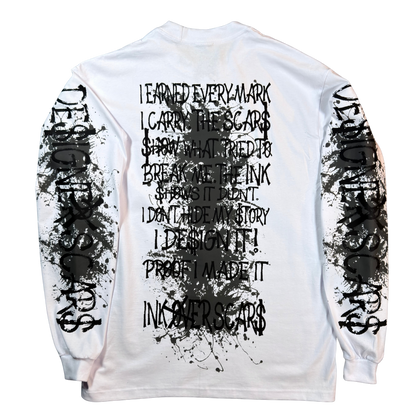 Ink Over Scars Oversized Long Sleeve T-Shirt