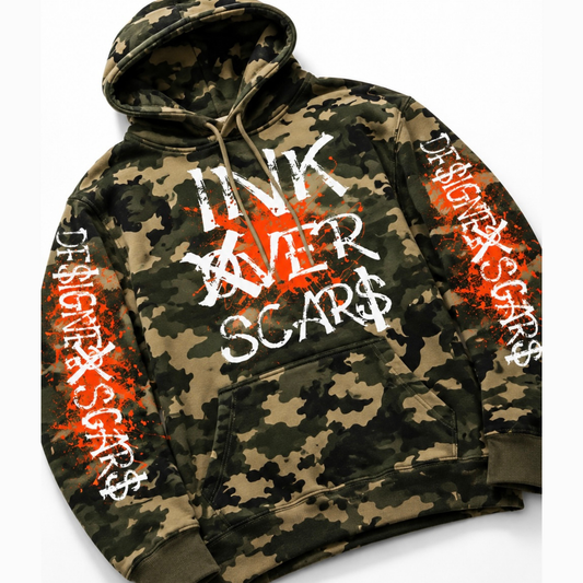 Ink Over Scars Hoodie- Camo Edition