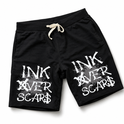 Ink Over Scars Drawstring Shorts