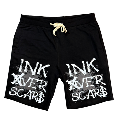 Ink Over Scars Drawstring Shorts