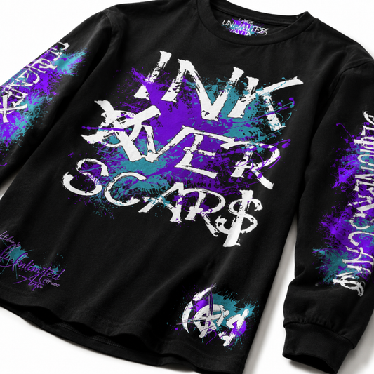 Ink Over Scars Suicide Awareness Oversized Long Sleeve