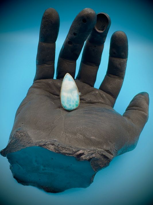 The Protector Larimar Ring in size 10