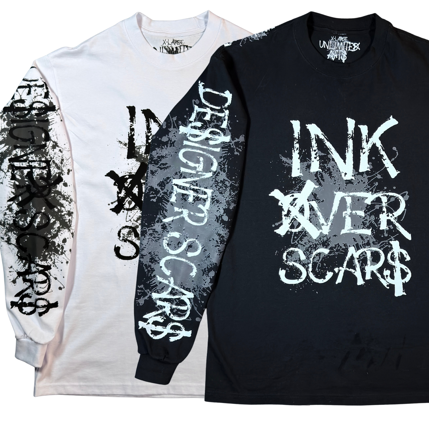 Ink Over Scars Oversized Long Sleeve T-Shirt