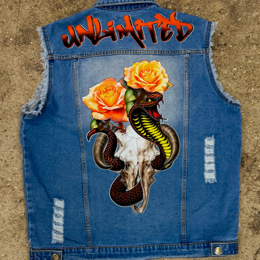 The Cobra Denim Vest
