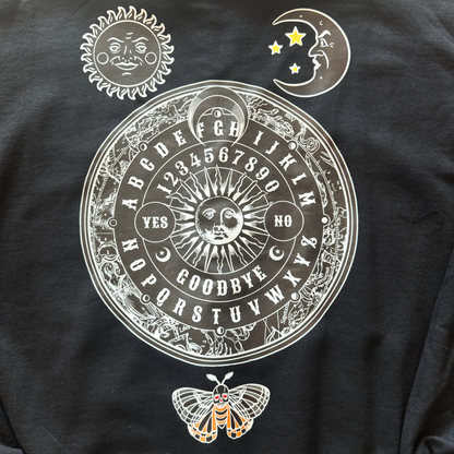 Ouija Spirit Board Zip Up Hoodie