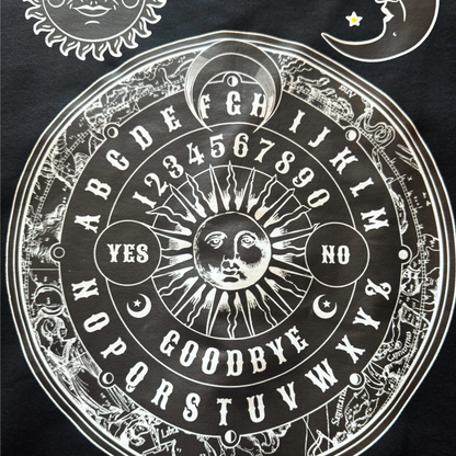 Ouija Spirit Board Zip Up Hoodie