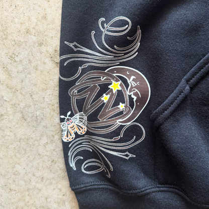 Ouija Spirit Board Zip Up Hoodie