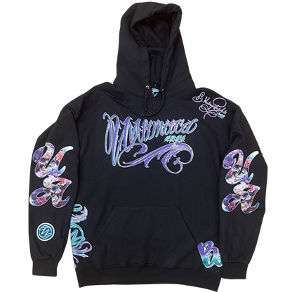 Purple Skull Puzzle Hoodie