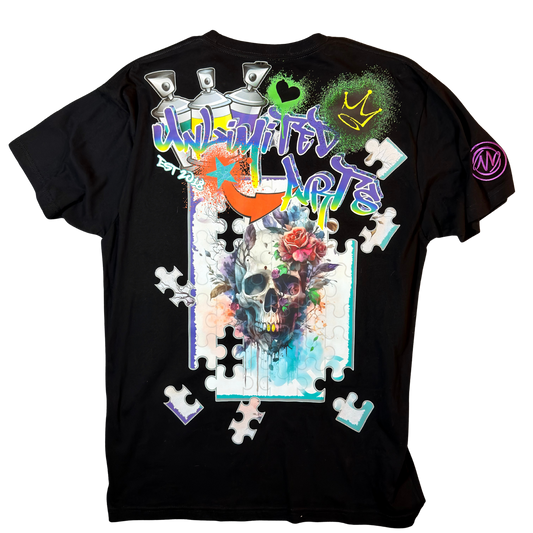 Unlimited Arts Purple Skull V3 Tee