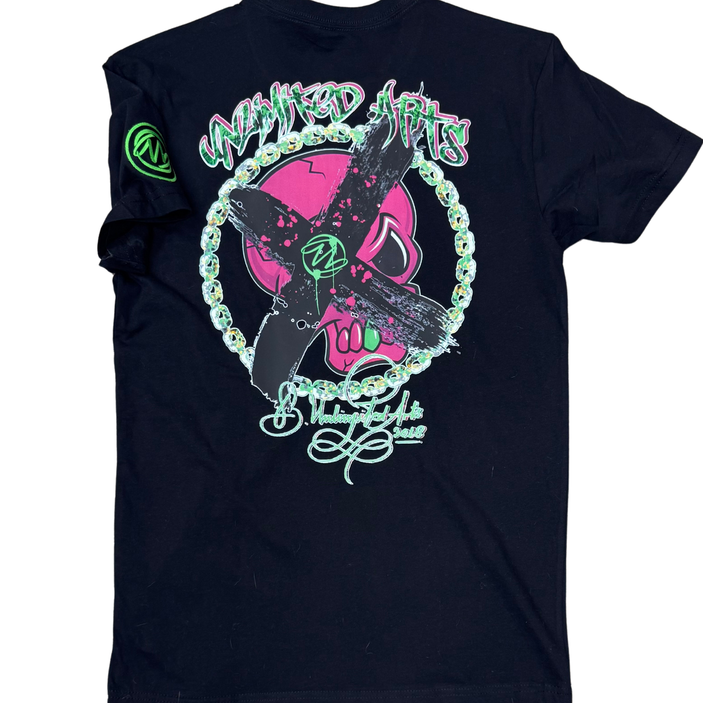 Bonez 'N Blossoms Unisex Crew Neck T-shirt