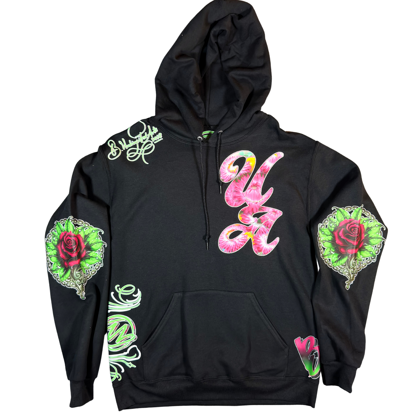 Unlimited Arts BeArt Blossom and Bones Hoodie