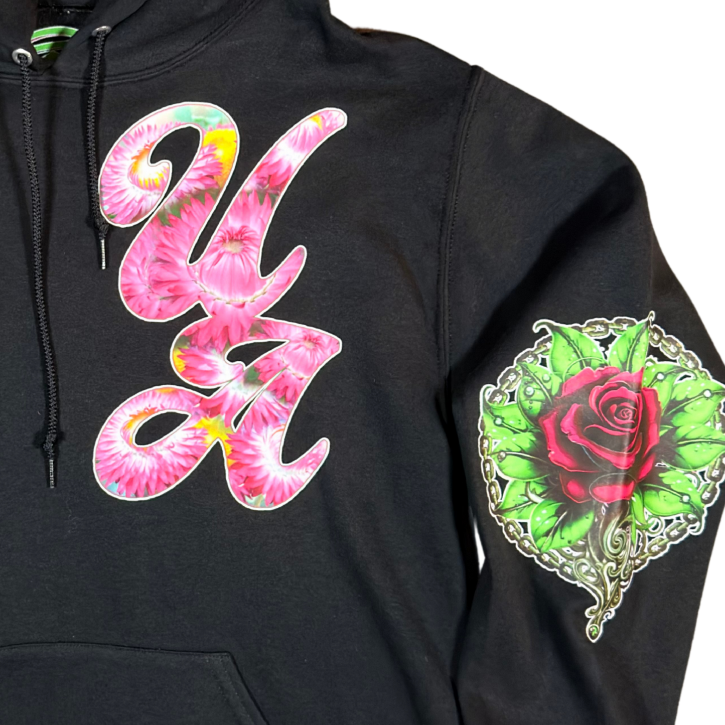 Unlimited Arts BeArt Blossom and Bones Hoodie