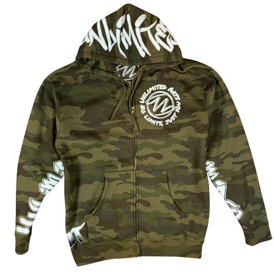 Unlimited Camo Zip-Up Hoodie