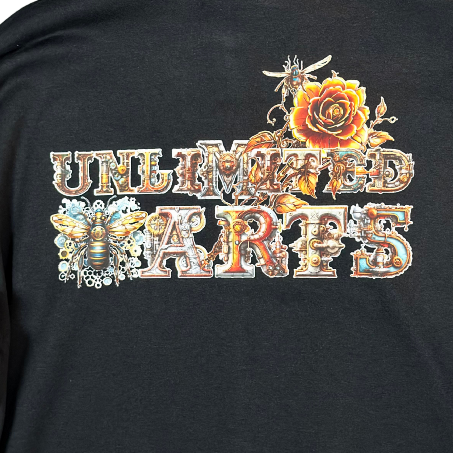 Unlimited Arts Steampunk Bunny Zip-Up Hoodie