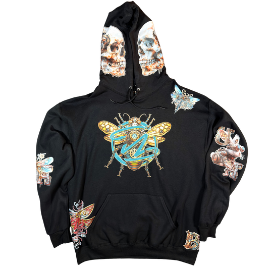 Unlimited Arts Steampunk Dragonfly Hoodie