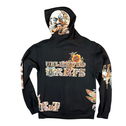 Unlimited Arts Steampunk Zip-up Hoodie