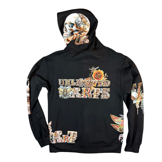 Unlimited Arts Steampunk Zip-up Hoodie