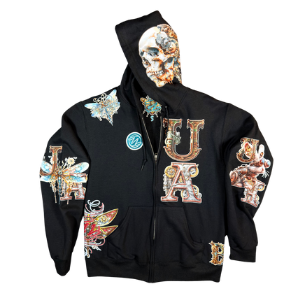 Unlimited Arts Steampunk Zip-up Hoodie