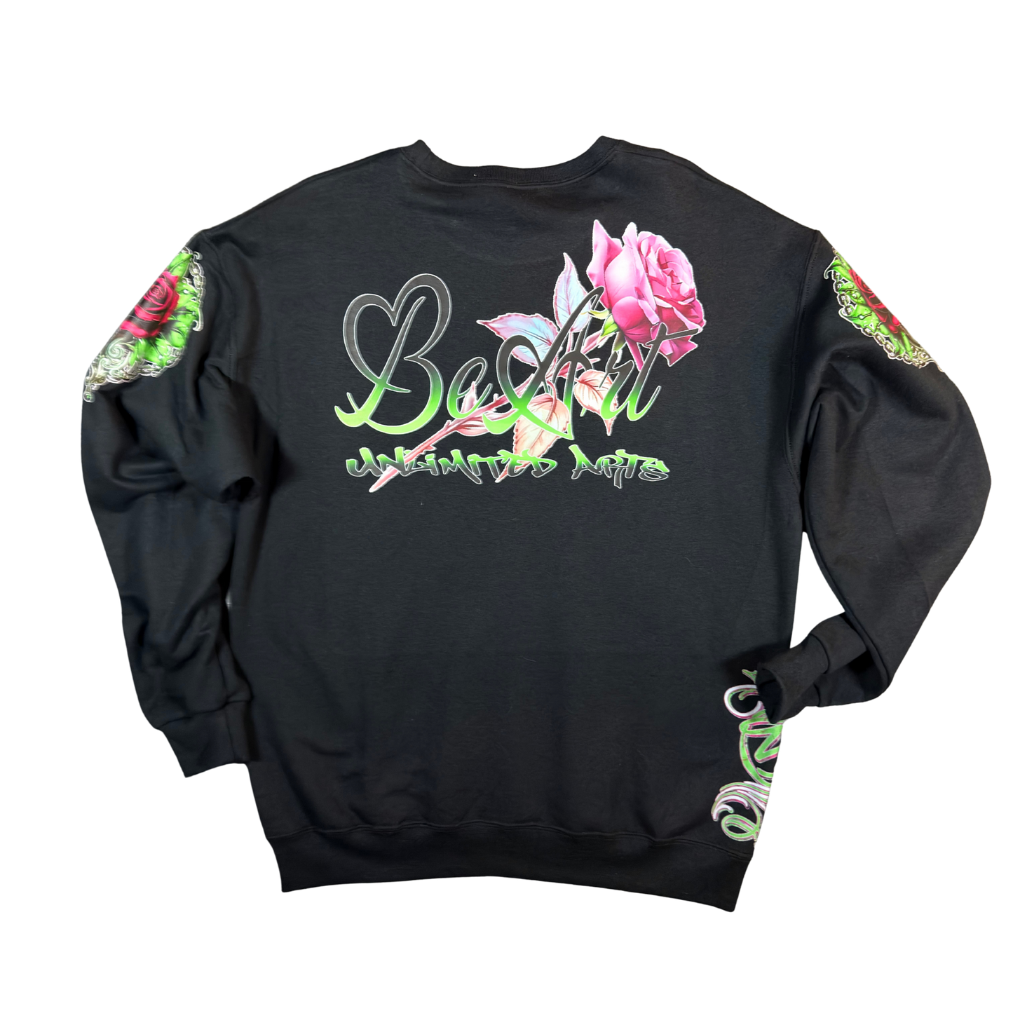 Unlimited Arts BeArt Blossom Crewneck Sweatshirt
