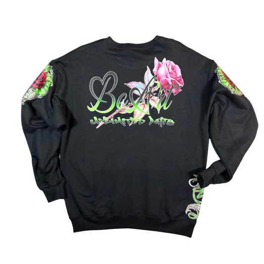 Unlimited Arts BeArt Blossom Crewneck Sweatshirt