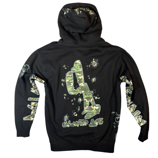 Unlimited Arts Camo Zip-up Hoodie