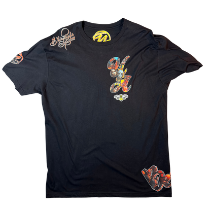 Unlimited Arts Dia de Muertos Tee with patches