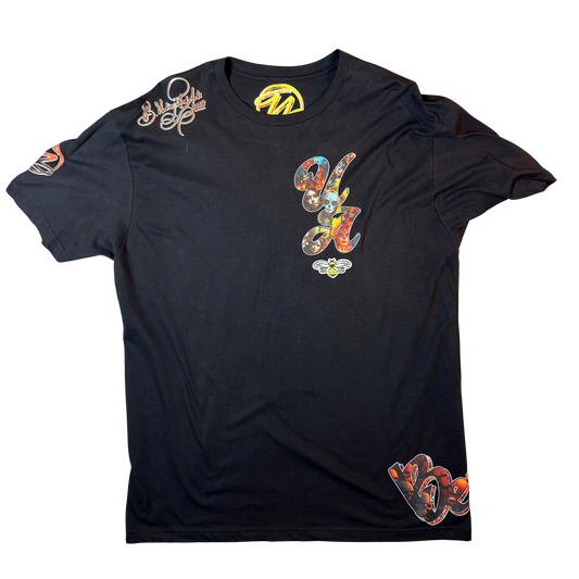 Unlimited Arts Dia de Muertos Tee with patches
