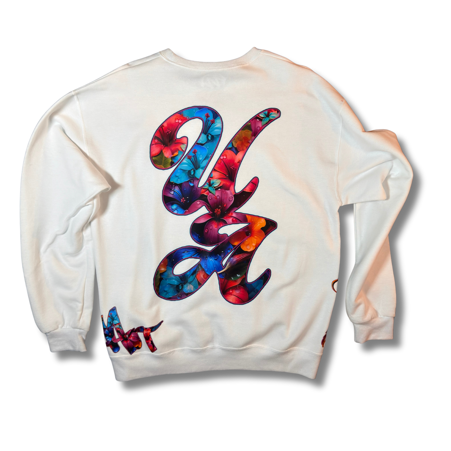 Unlimited Waterdrop White Crewneck Sweatshirt