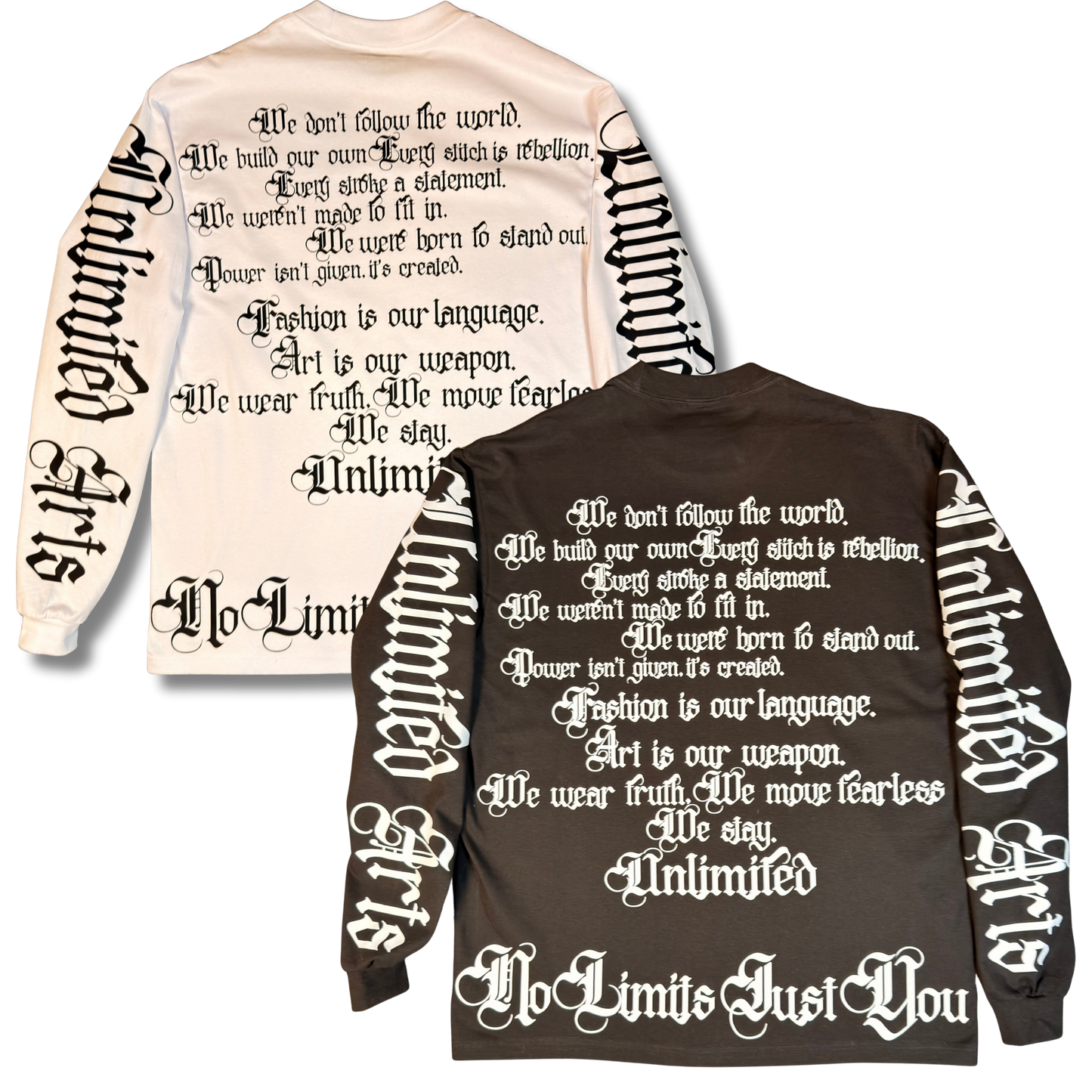 Weapons of Art Heavyweight Long Sleeve Oversized Tee