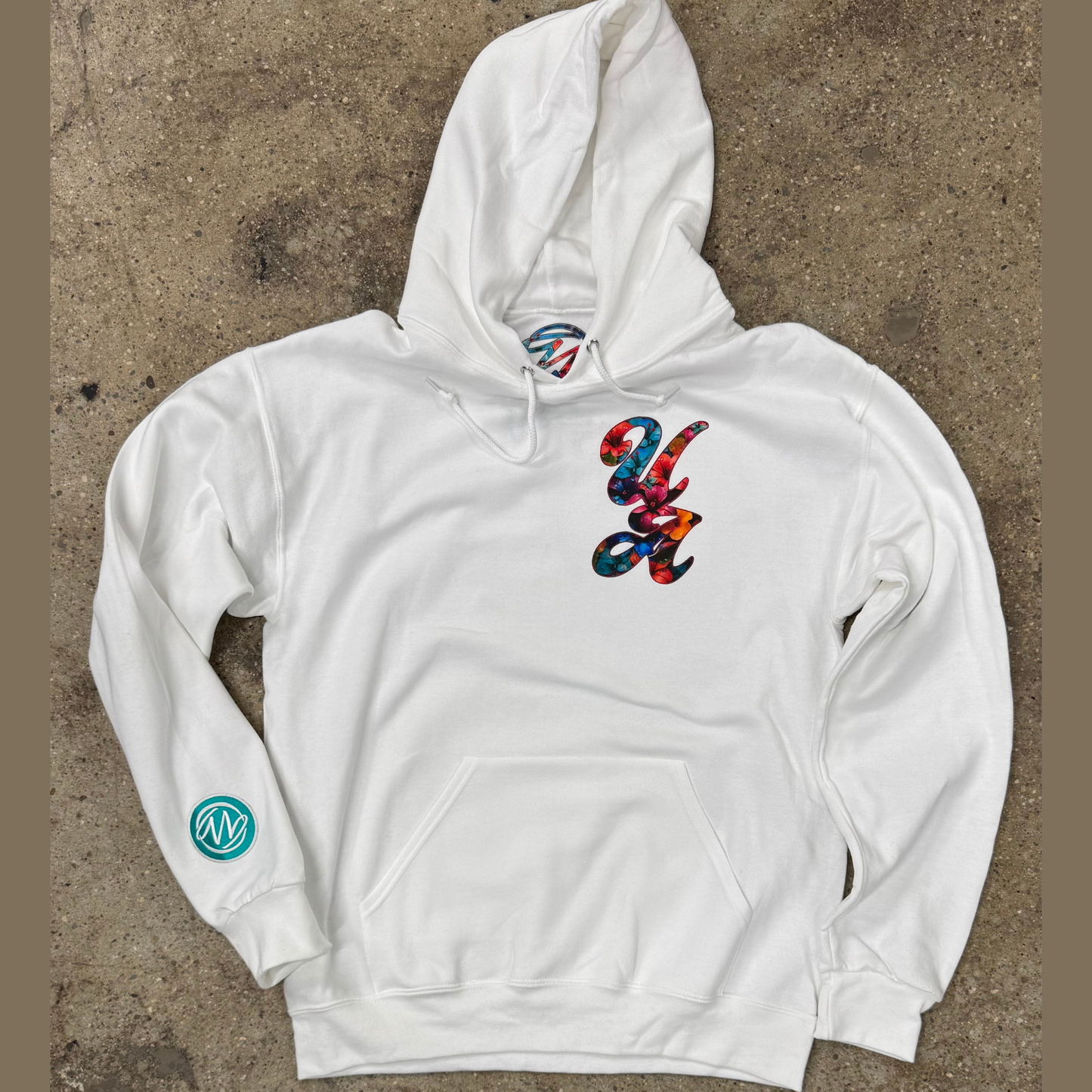 Blue Hawaii UA White Unisex Pullover Hoodie