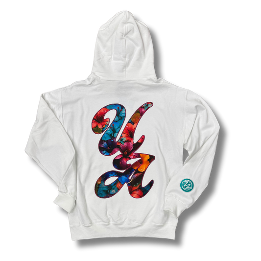 Waterdrop Heat White Unisex Pullover Hoodie
