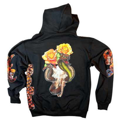 Year of the Snake Cobra Pullover Hoodie