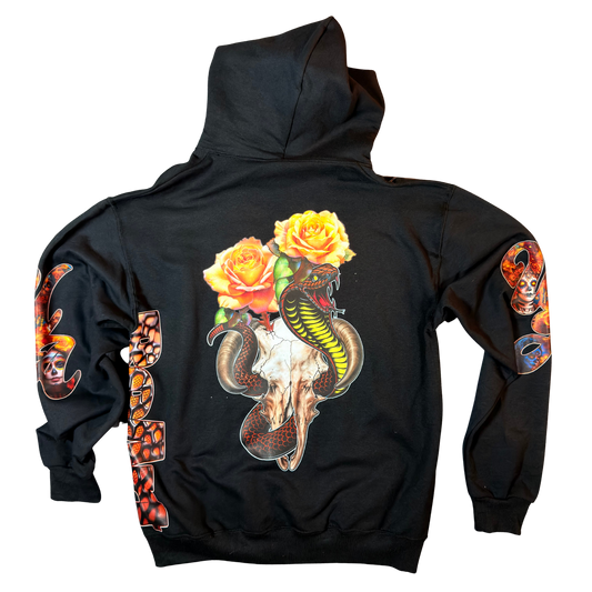 Year of the Snake Cobra Pullover Hoodie