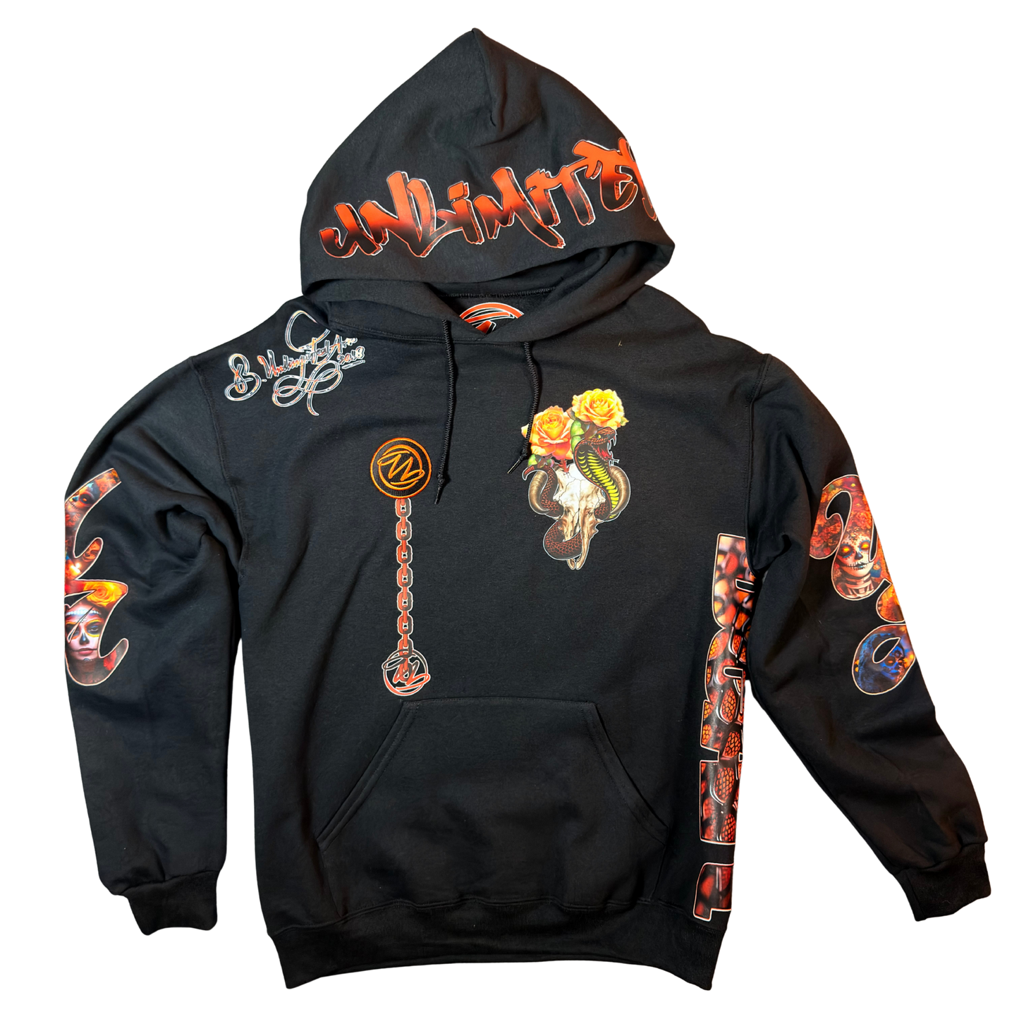 Year of the Snake Cobra Pullover Hoodie