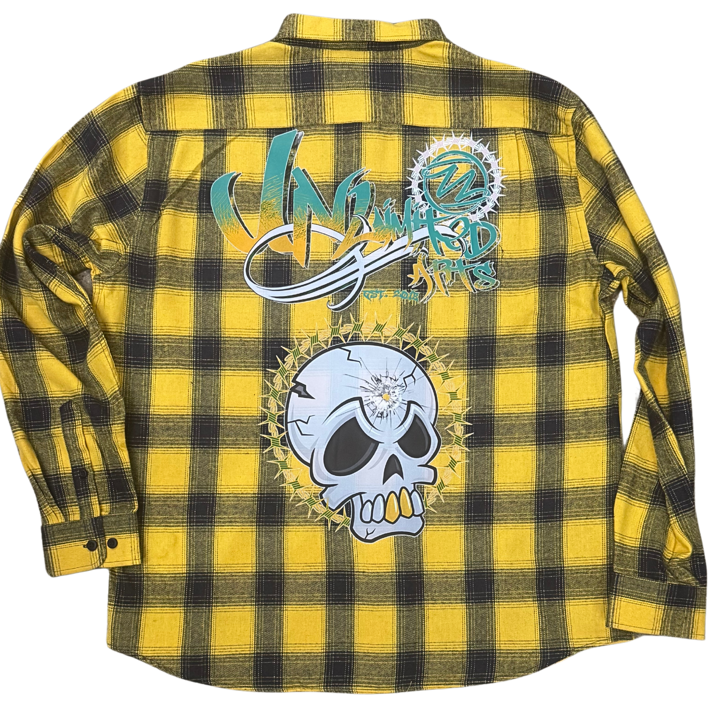 BeArt Yellow and Black Buffalo Plaid Shirt