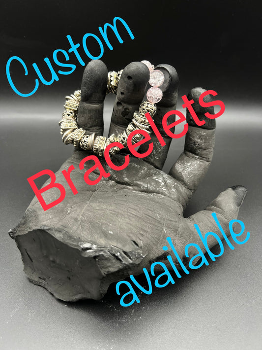 Single Custom bracelets single