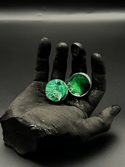 Green custom gauges/plugs